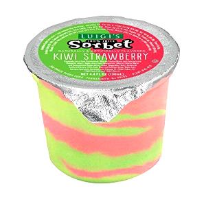 1/2 Cup Sorbet, Strawberry Kiwi Swirl