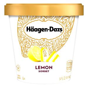 1/2 Cup Sorbet, Zesty Lemon, Fat Free