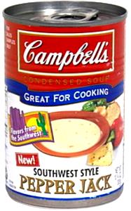1/2 Cup Southwest Style Pepper Jack Soup, Condensed