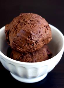 1/2 Cup Soy Frozen Yogurt, Chocolate Hazelnut