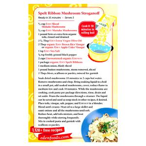 1/2 Cup Spelt Ribbons