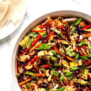 1/2 Cup Stir Fried Mu Shu Vegetables