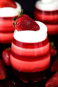 1/2 cup Strawberry Gelatin Dessert