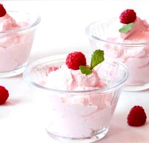 1/2 cup Sugar-Free Raspberry Mousse