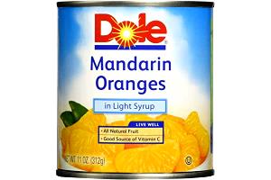 1/2 Cup Sunkist Mandarin Oranges, 8 Oz