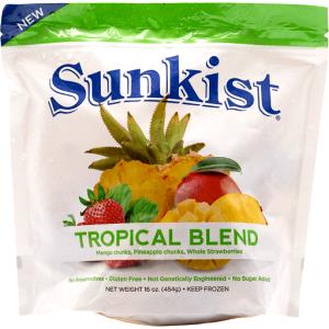 1/2 Cup Sunkist Tropical Fruit, 24 Oz