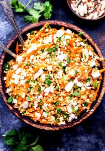 1/2 Cup Toasted Almond Bulgur Salad