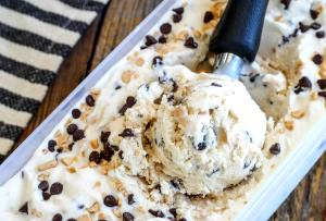 1/2 cup Toffee Chocolate Chip Ice Cream