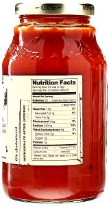 1/2 cup Tomato Basil Sauce