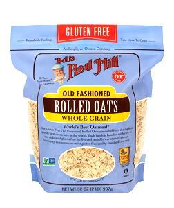 1/2 cup uncooked (40 g) Rolled Oats - Gluten Free