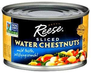 1/2 Cup Water Chestnuts, Sliced