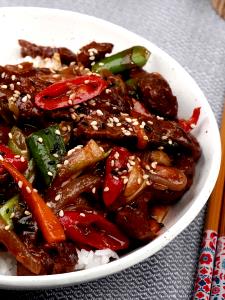 1/2 dish Spicy Korean Beef
