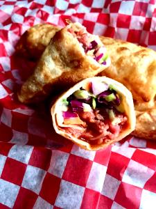 1/2 egg roll Redneck Egg Roll