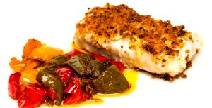 1/2 Fillet Atlantic Wolfish (Cooked, Dry Heat)