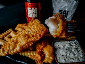1/2 Fillet Northern Pike (Fish) (Cooked, Dry Heat)