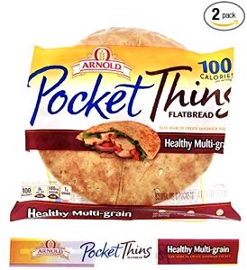 1/2 flatbread (42 g) Pocket Thins Flatbread Healthy Multi-Grain