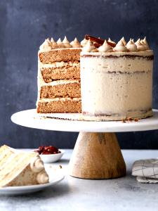 1 2-layer Cake Serving (8" Or 9" Dia, 4" High) Spice Cake