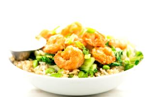 1/2 meal kit Crispy Boom Boom Shrimp Rice Bowl