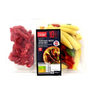 1/2 meal kit prepared (468 g) Beef Stir-Fry