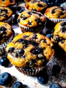 1/2 muffin (2 oz) Muscle Muffin - Blueberry