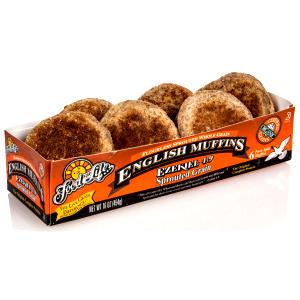 1/2 muffin (38 g) Ezekiel 4:9 Sprouted Grain English Muffins
