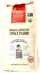 1/2 of one lavash (33 g) Organic Spelt & Flax Lavash Flat Bread