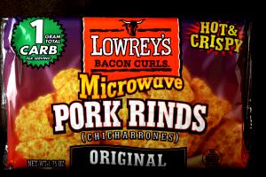 1/2 oz (14 g) Bacon Curls Microwave Pork Rinds