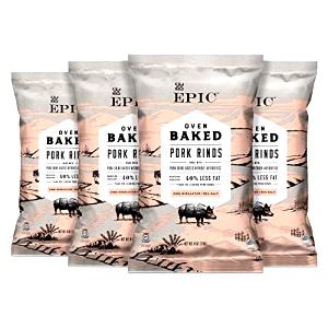 1/2 oz (14 g) Oven Baked Pork Rinds Pink Himalayan & Sea Salt