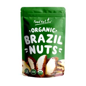 1/2 oz (14 g) Raw Organic Brazil Nuts