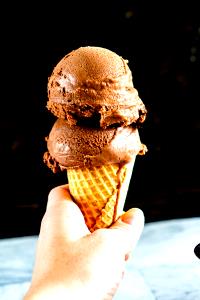 1/2 Oz Chocolate Ice Cream Cone