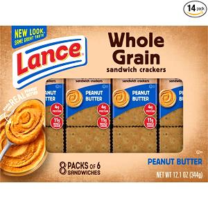 1/2 Oz Wheat Crackers (with Peanut Butter Filling)
