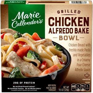 1/2 pack (1 chicken breast) (318 g) Chicken Alfredo Bake