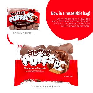 1/2 pack (32 g) Chocolate Puffs