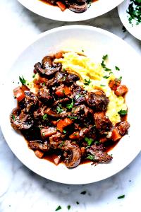 1/2 package (11 oz) Beef Stew Bourguignon