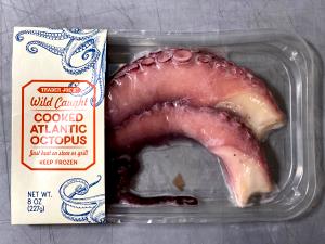 1/2 package (114 g) Wild Caught Cooked Atlantic Octopus