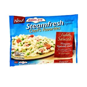 1/2 package (121 g) Steamfresh Lightly Sauced Primavera Vegetable Risotto