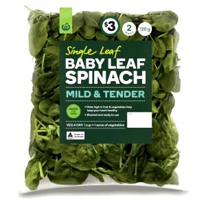 1/2 package (142.5 g) Spinach Soy