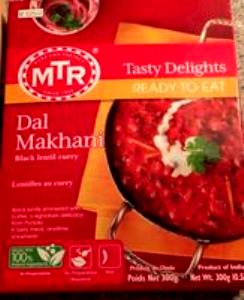 1/2 package (150 g) Dal Makhani Black Lentil Curry