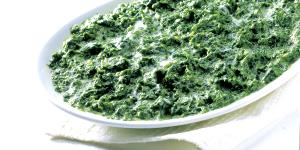 1/2 package (170 g) Creamed Spinach