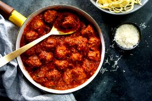 1/2 package (227 g) Turkey Meatballs with Marinara Sauce