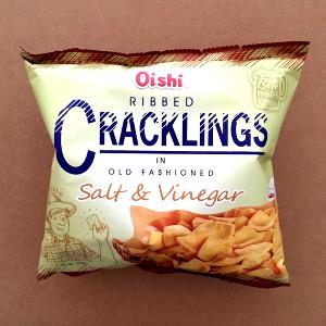 1/2 package (30 g) Ribbed Cracklings in Old Fashioned Salt & Vinegar