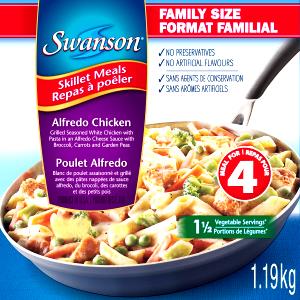 1/2 package (326 g) Skillet Meals - Alfredo Chicken