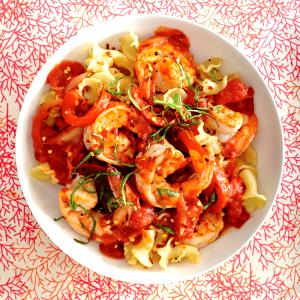 1/2 package (340 g) Shrimp Scampi Arrabbiata