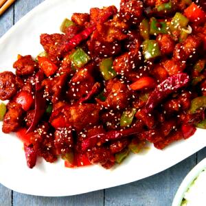 1/2 package (340 g) Szechuan Style Chicken