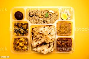1/2 package (410 g) Indian Fare Take-out Thali