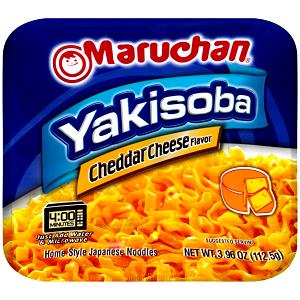 1/2 package (50 g) Chow Noodles Cheddar Cheese Flavor