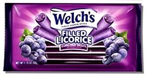 1/2 package (50 g) Filled Licorice Concord Grape