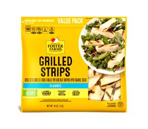 1/2 package (75 g) Grilled Chicken Breast Strips