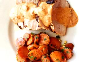 1/2 package Blackened Pork Tenderloin in Adobo Cream