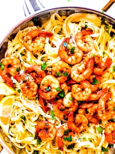 1/2 package Cajun Shrimp Alfredo